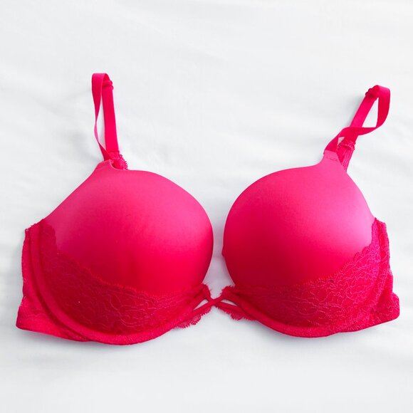 Victoria's Secret - Very Sexy Padded Demi 34DD Red - Almost new - Picture 1 of 6